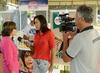 Entrevista para TV Aratu, sobre os benefcios dos produtos lcteos, com a nutricionista Rose Feliciano, da Estcio. 